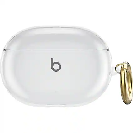 Front. SaharaCase - Hybrid Flex Case for Beats by Dr. Dre - Beats Studio Buds and Buds+ - Clear.