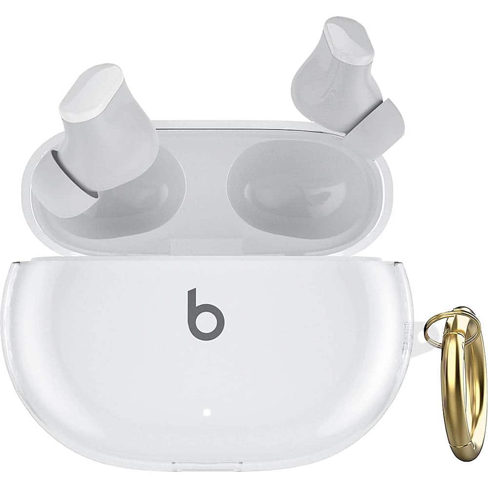 Alt View 11. SaharaCase - Hybrid Flex Case for Beats by Dr. Dre - Beats Studio Buds and Buds+ - Clear.