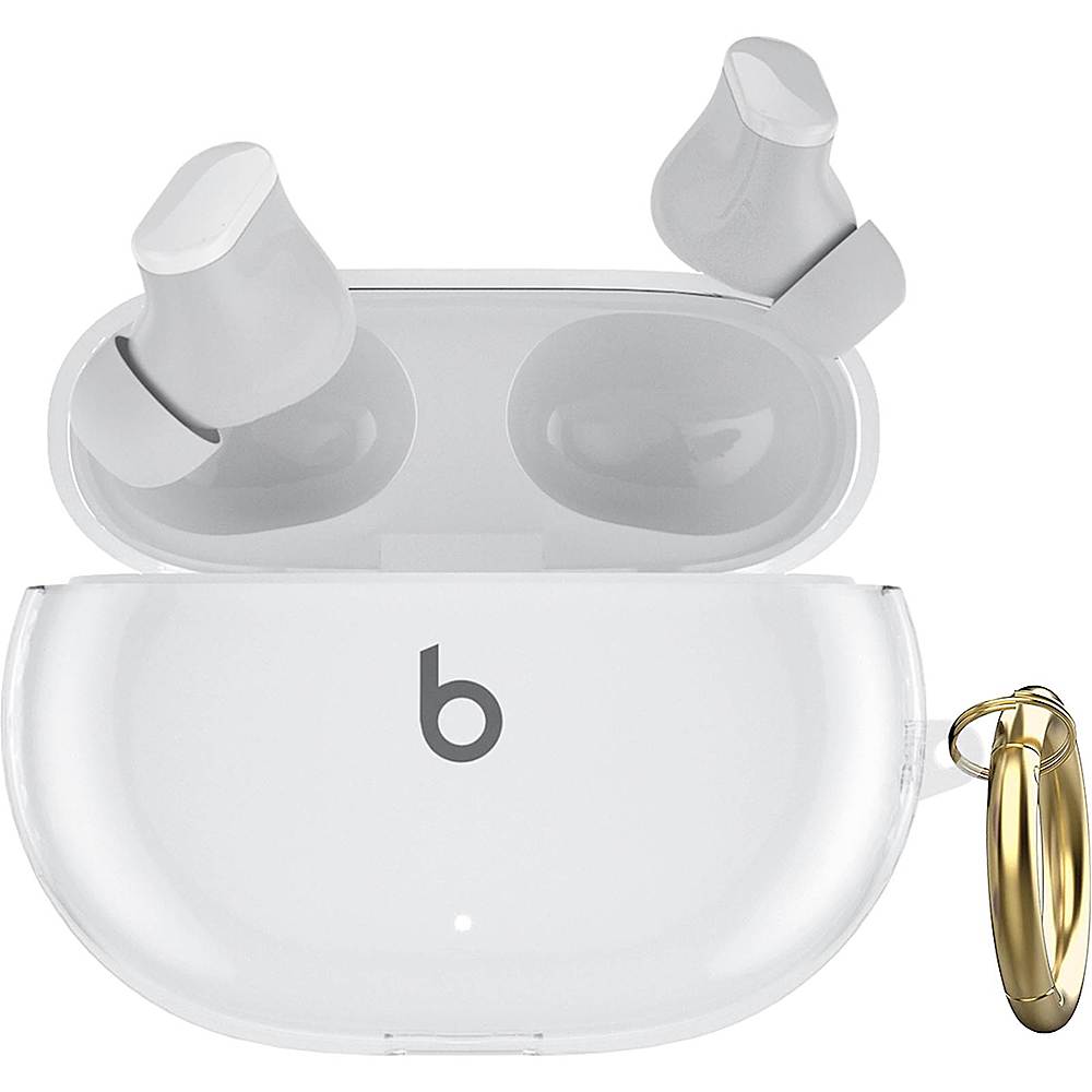 Alt View 11. SaharaCase - Hybrid Flex Case for Beats by Dr. Dre - Beats Studio Buds and Buds+ - Clear.