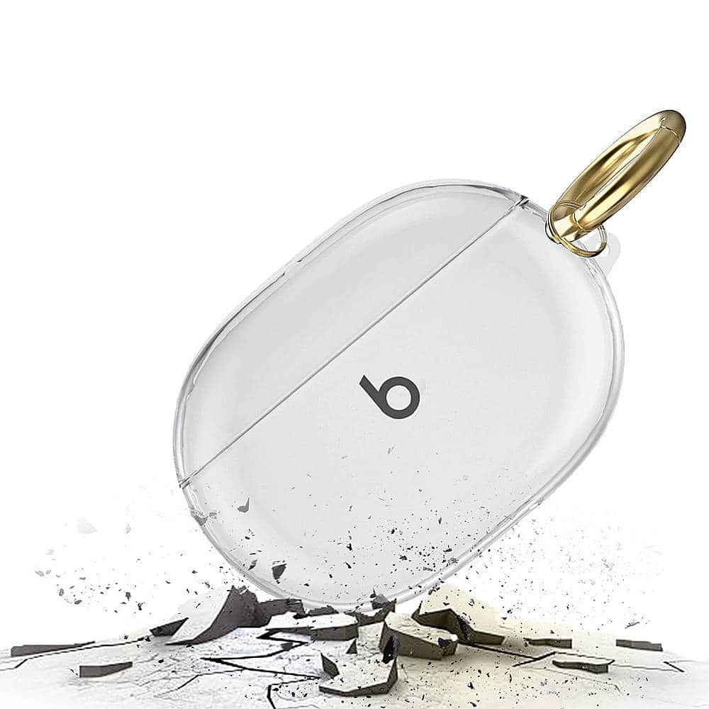 Alt View 13. SaharaCase - Hybrid Flex Case for Beats by Dr. Dre - Beats Studio Buds and Buds+ - Clear.