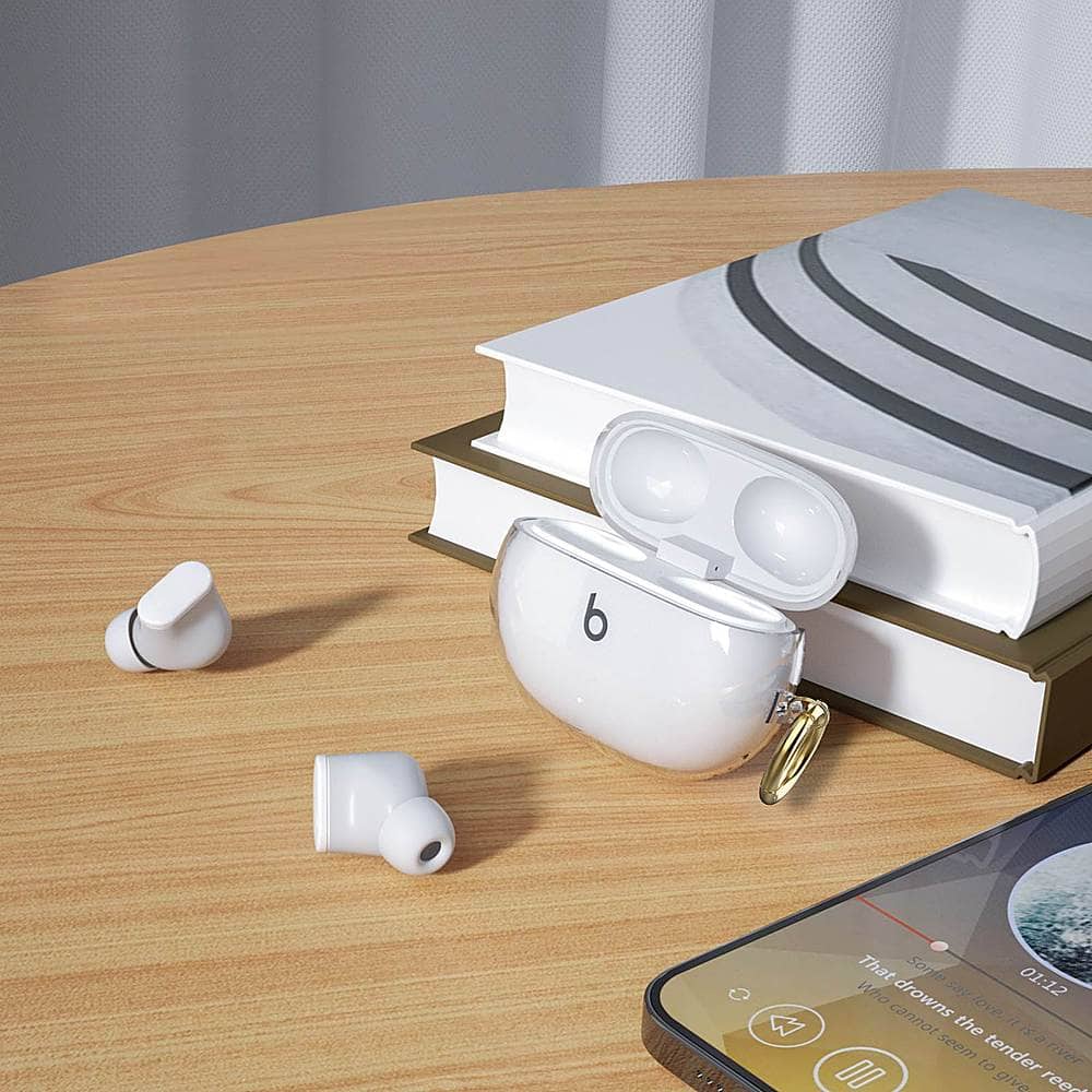 Alt View 14. SaharaCase - Hybrid Flex Case for Beats by Dr. Dre - Beats Studio Buds and Buds+ - Clear.
