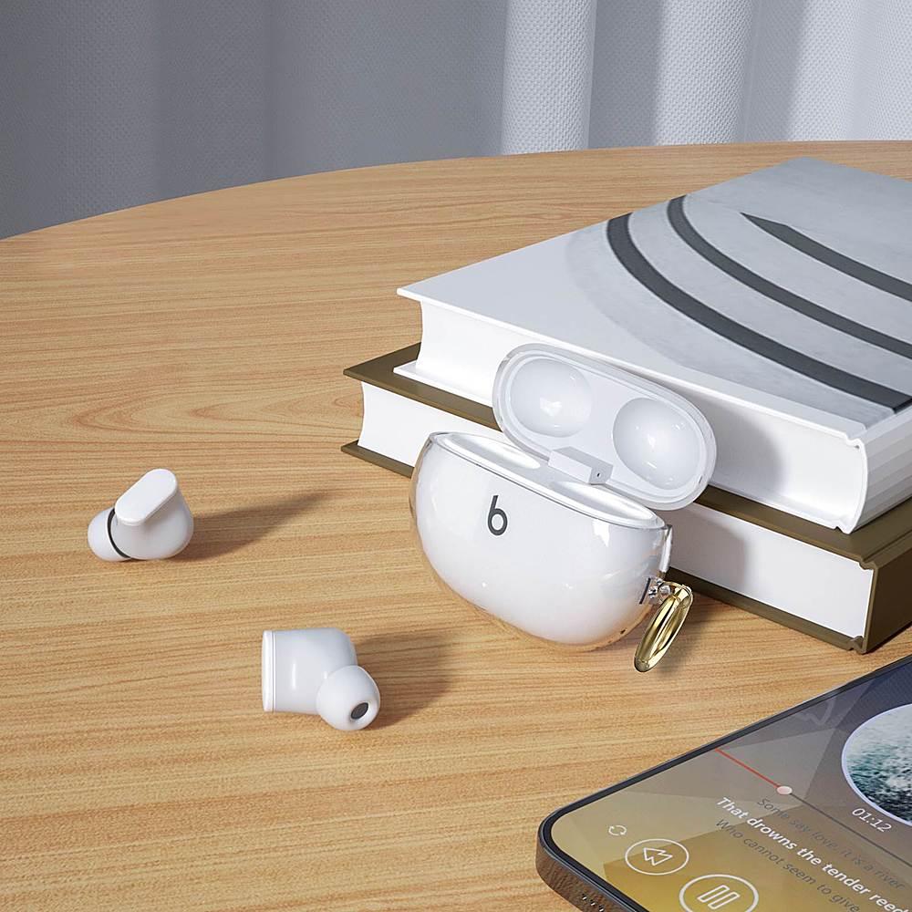 Alt View 14. SaharaCase - Hybrid Flex Case for Beats by Dr. Dre - Beats Studio Buds and Buds+ - Clear.
