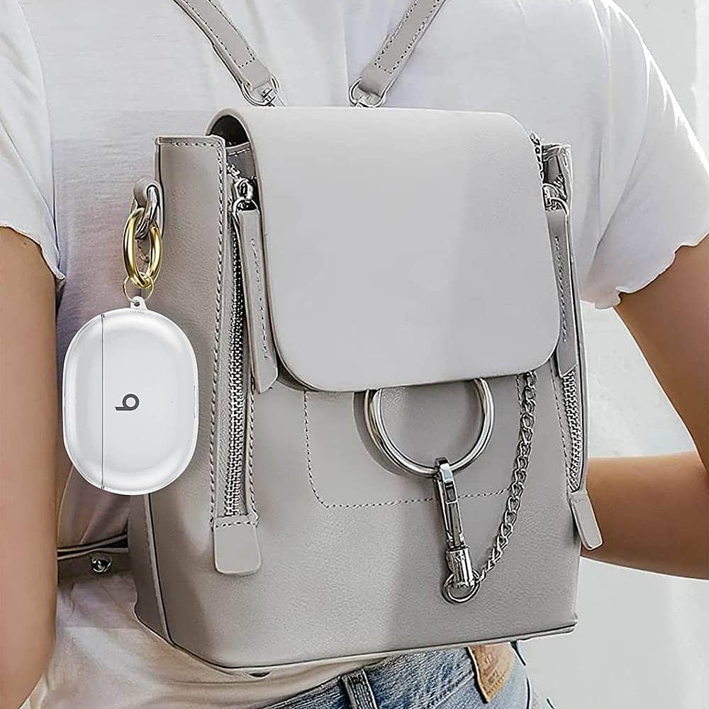 Alt View 15. SaharaCase - Hybrid Flex Case for Beats by Dr. Dre - Beats Studio Buds and Buds+ - Clear.