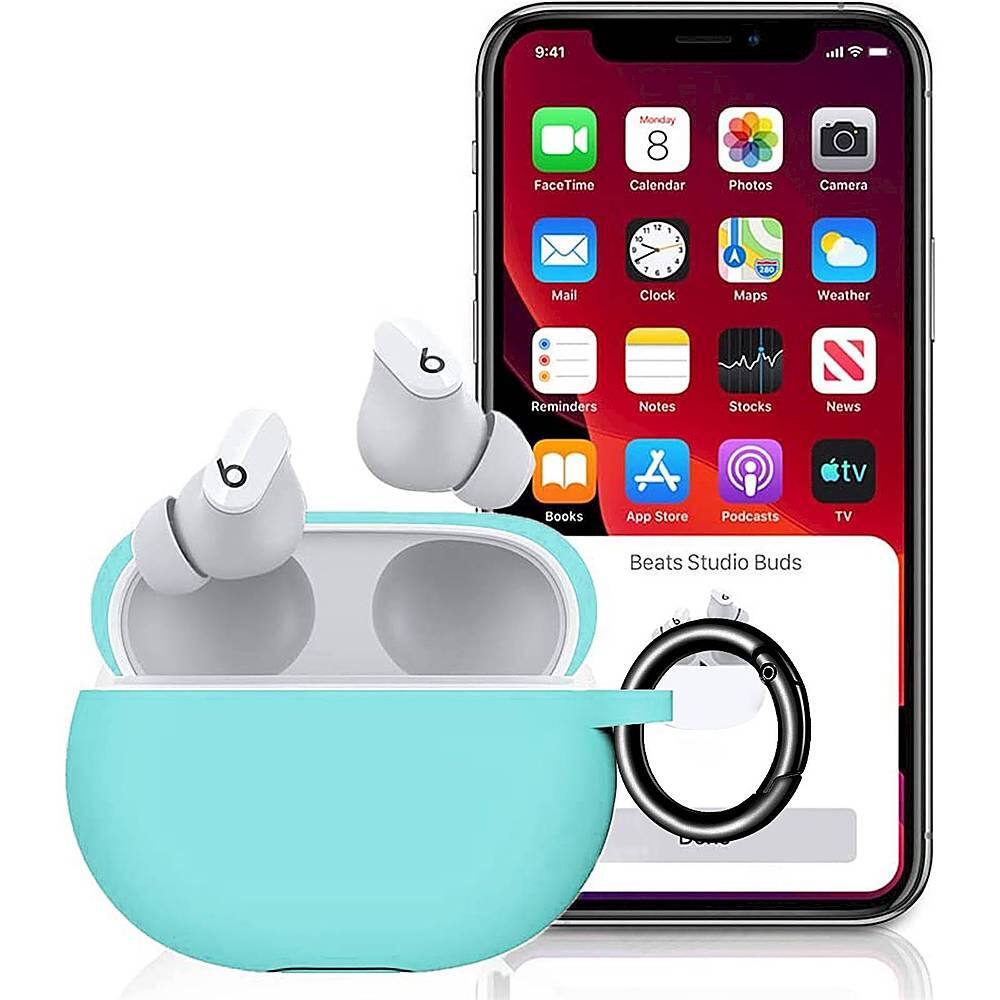 Alt View 13. SaharaCase - Case for Beats by Dr. Dre - Beats Studio Buds and Buds+ - Aqua Glow.