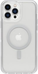 OtterBox - Symmetry Series+ for MagSafe Soft Shell for Apple iPhone 13 Pro Max and iPhone 12 Pro Max - Clear - Front_Zoom