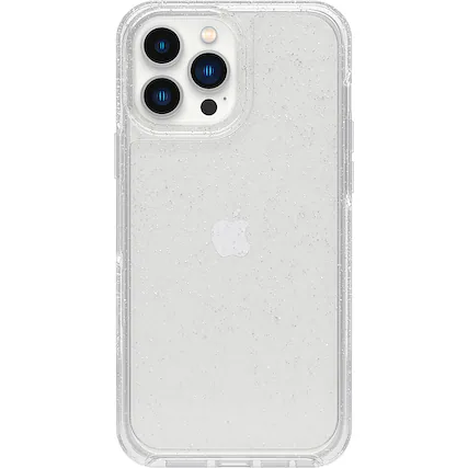 Front. OtterBox - Symmetry Series Case for iPhone 13 Pro Max / 12 Pro Max - Stardust.