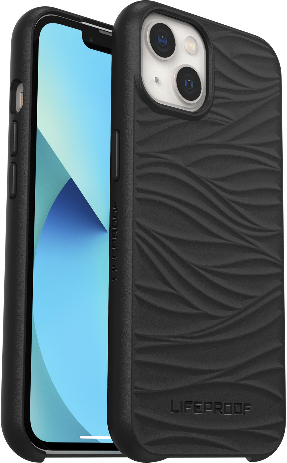 Angle View: LifeProof - WAKE Series Soft Shell for Apple iPhone 13 - Black
