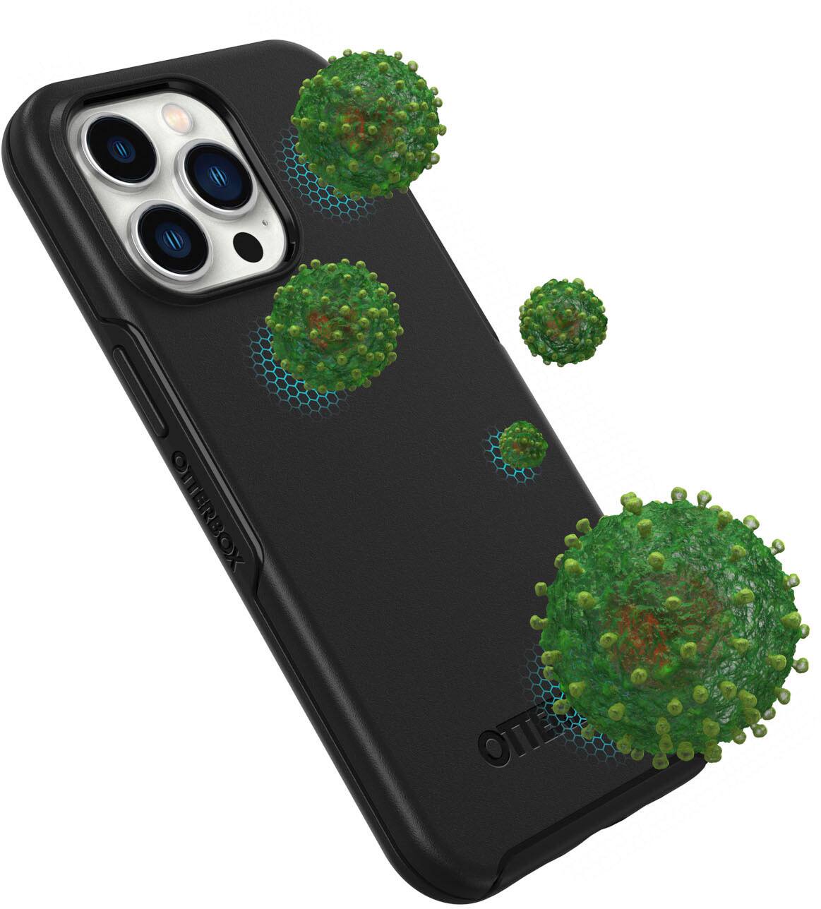 Alt View 1. OtterBox - Symmetry Series+ for MagSafe Hard Shell for Apple iPhone 13 Pro - Black.