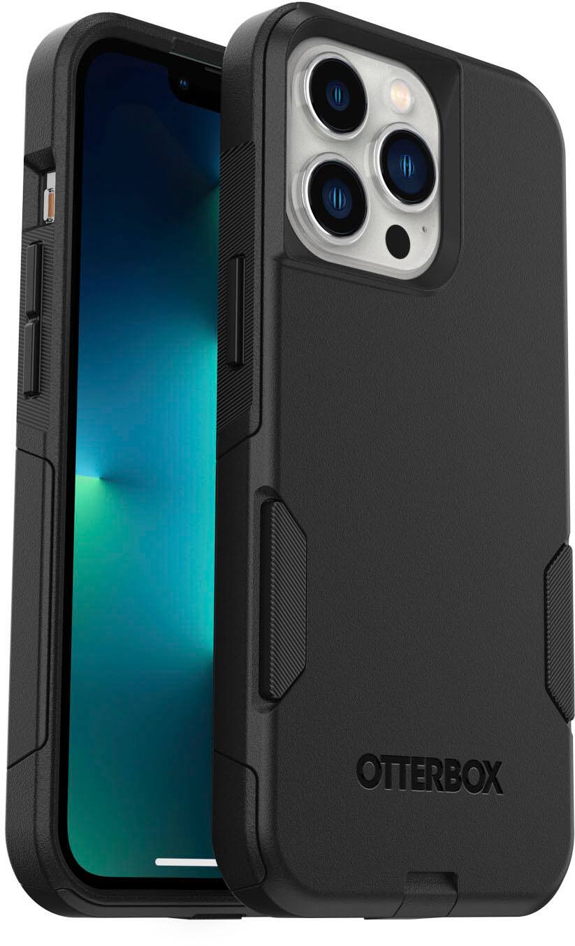 Angle. OtterBox - Commuter Series Hard Shell for Apple iPhone 13 Pro - Black.