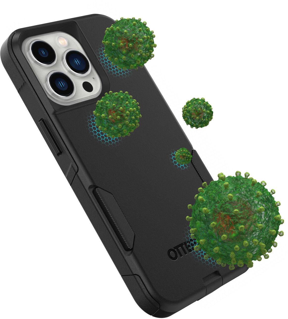 Alt View 1. OtterBox - Commuter Series Hard Shell for Apple iPhone 13 Pro - Black.