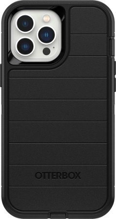 OtterBox - Defender Series Pro Hard Shell for Apple iPhone 13 Pro Max and iPhone 12 Pro Max - Black