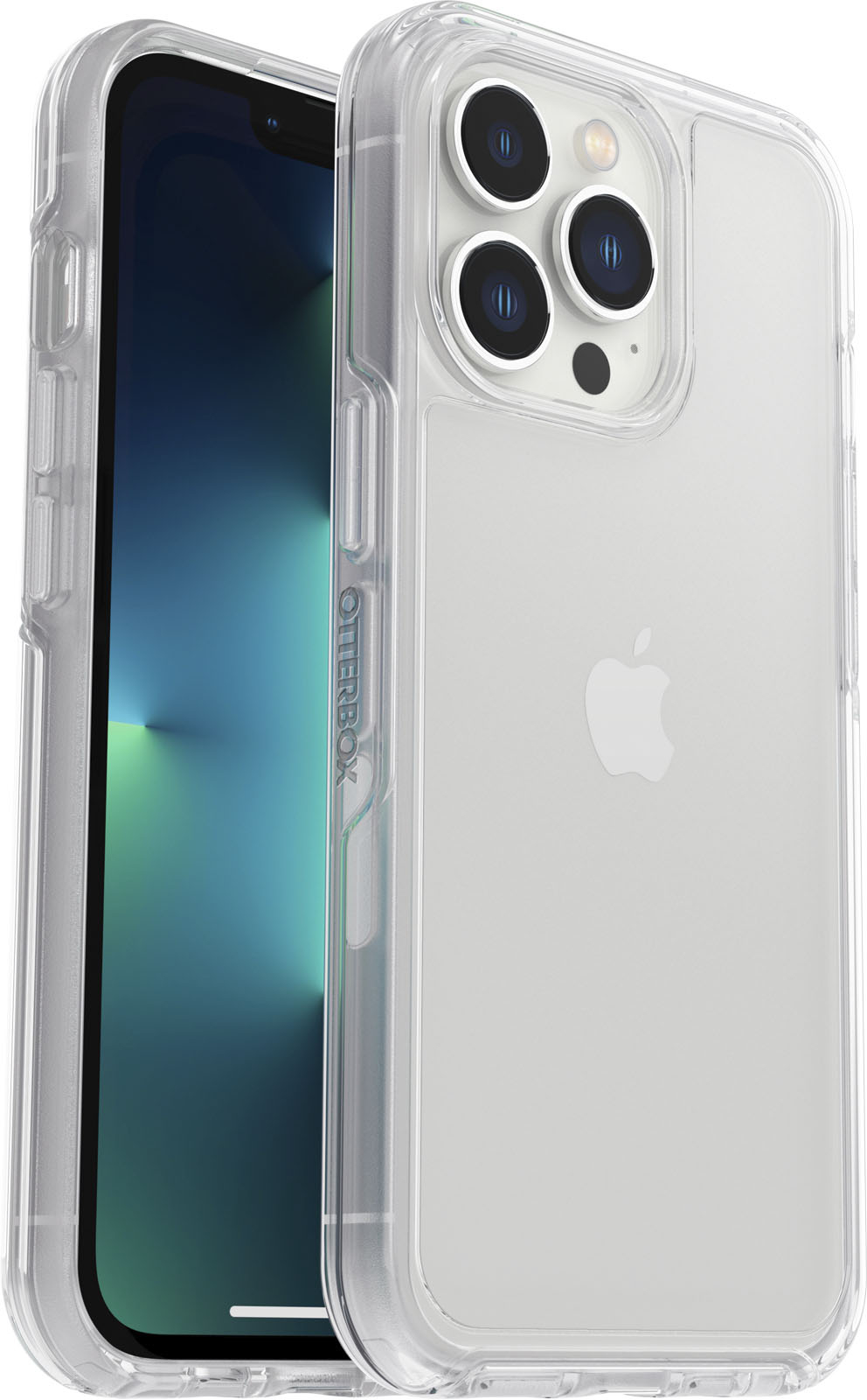 Angle View: OtterBox - Symmetry Series Clear Soft Shell for Apple iPhone 13 Pro - Clear