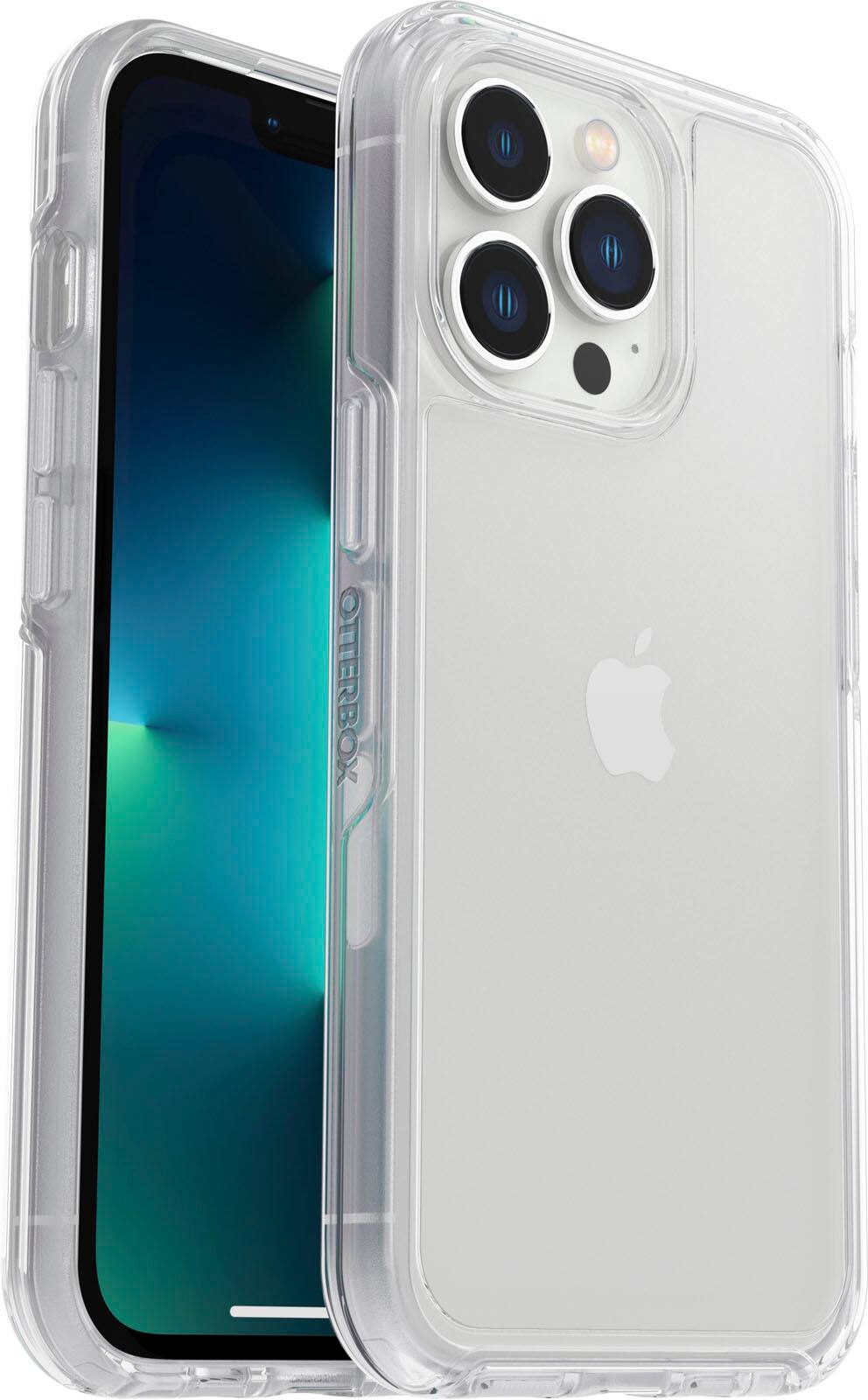 Angle. OtterBox - Symmetry Series Soft Shell for Apple iPhone 13 Pro - Clear.