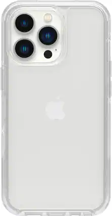 Front. OtterBox - Symmetry Series Soft Shell for Apple iPhone 13 Pro - Clear.