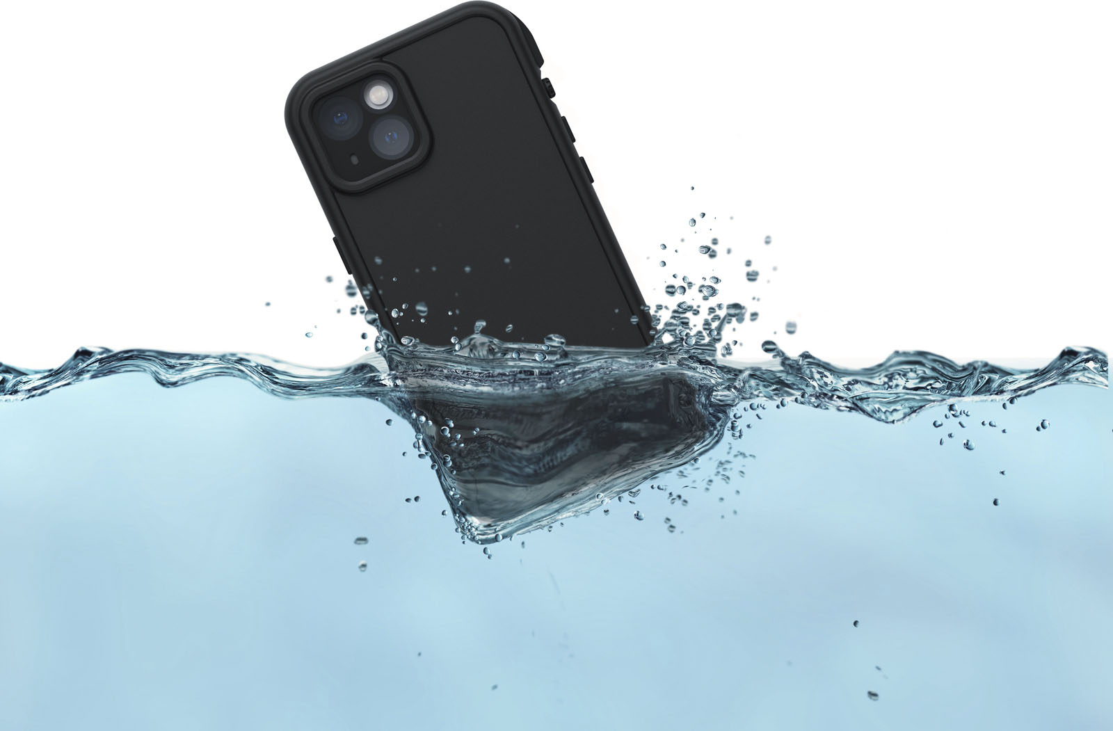 Left View: LifeProof - WAKE Series Soft Shell for Apple iPhone 13 Pro - Black