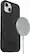 Left. OtterBox - Commuter Series Hard Shell for Apple iPhone 13 - Black.