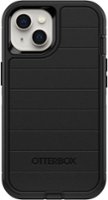 OtterBox - Defender Series Pro Hard Shell for Apple iPhone 13 - Black - Front_Zoom