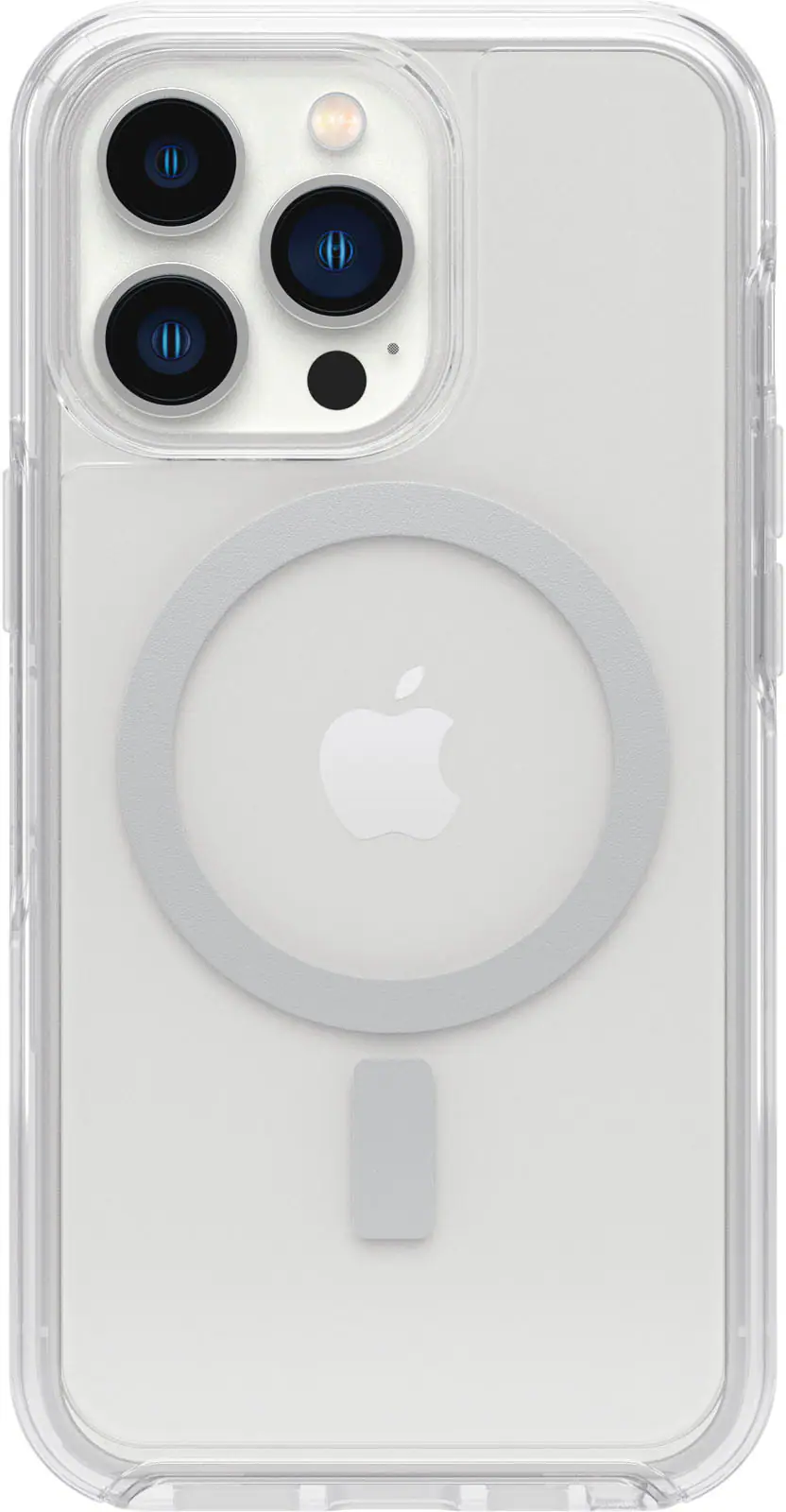 Front. OtterBox - Symmetry Series+ for MagSafe Soft Shell for Apple iPhone 13 Pro - Clear.