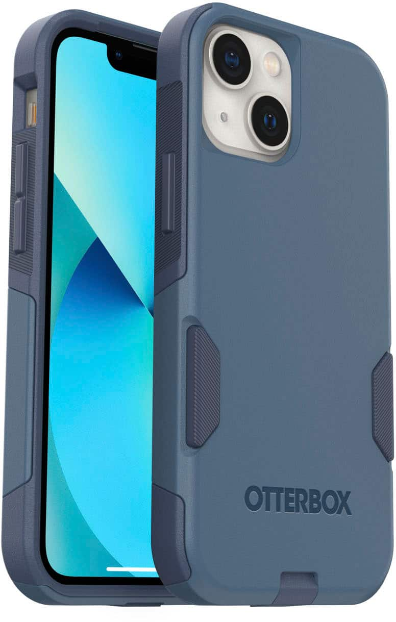 Angle View: OtterBox - Commuter Series Hard Shell for Apple iPhone 13 mini and iPhone 12 mini - Rock Skip Way