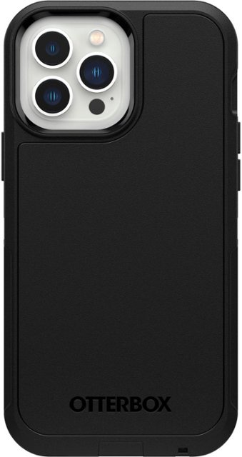 Front Zoom. OtterBox - Defender Series Pro XT Hard Shell for Apple iPhone 13 Pro Max and iPhone 12 Pro Max - Black.