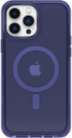 OtterBox - Symmetry Series+ for MagSafe Soft Shell for Apple iPhone 13 Pro Max and iPhone 12 Pro Max - Feelin Blue - Front_Zoom