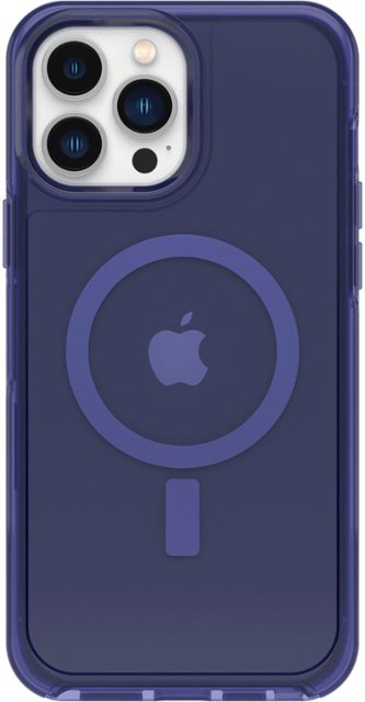 Front Zoom. OtterBox - Symmetry Series+ for MagSafe Soft Shell for Apple iPhone 13 Pro Max and iPhone 12 Pro Max - Feelin Blue.
