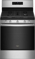 Whirlpool - 5.0 Cu. Ft. Gas Range with Air Fry for Frozen Foods - Stainless Steel - Front_Zoom