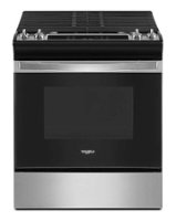 Whirlpool - 5.0 Cu. Ft. Gas Range with Frozen Bake Technology - Stainless steel - Front_Zoom