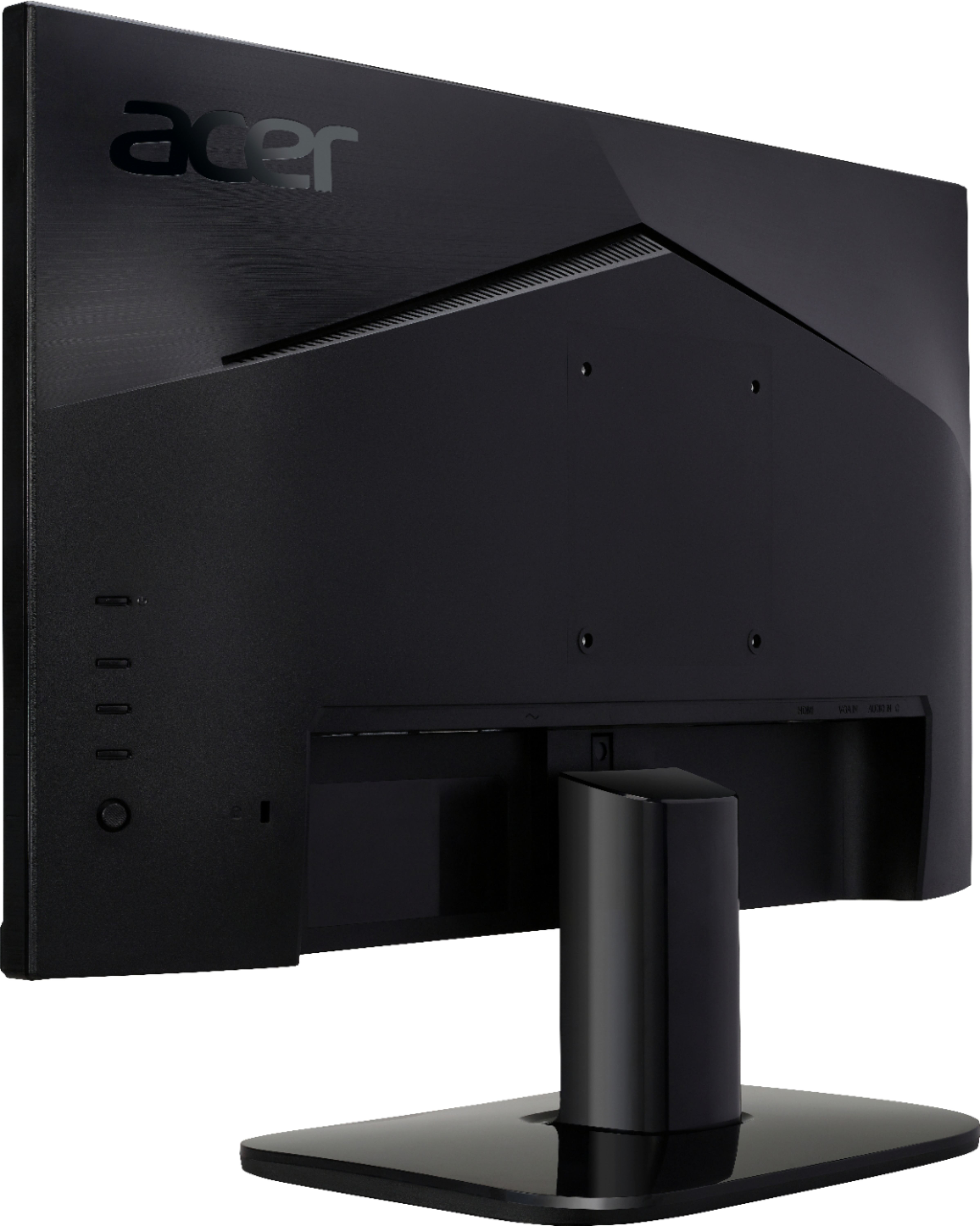 Back View: Acer - KA242YAbi 23.8 Full HD VA Monitor -AMDFreeSync-75Hz Refresh Rate, 1ms VRB (HDMI Port 1.4 & VGA Port)