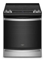 Whirlpool - 6.4 Cu. Ft. Freestanding Electric True Convection Range with Air Fry for Frozen Foods - Stainless Steel - Front_Zoom