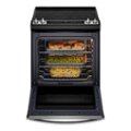 Left Zoom. Whirlpool - 6.4 Cu. Ft. Freestanding Electric True Convection Range with Air Fry for Frozen Foods - Stainless Steel.