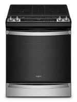 Whirlpool - 5.8 Cu. Ft. Freestanding Gas True Convection Range with Air Fry for Frozen Foods - Stainless Steel - Front_Zoom