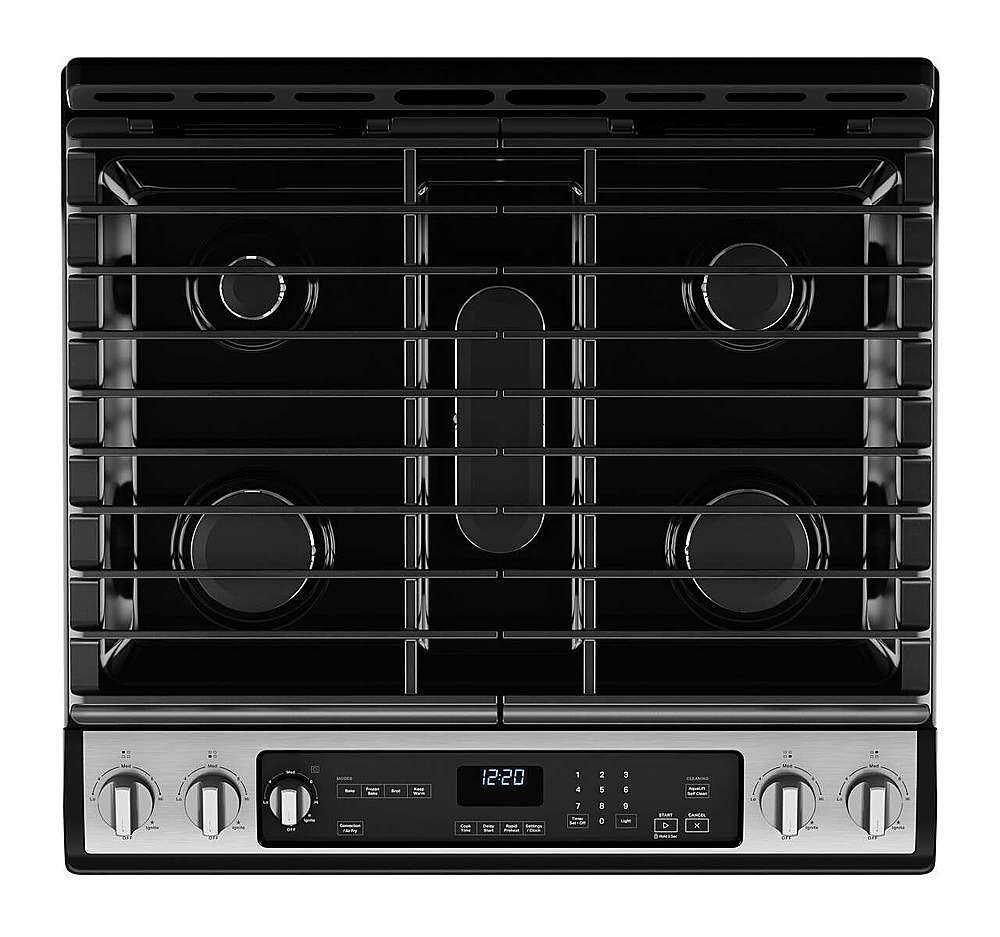 Alt View 13. Whirlpool - 5.8 Cu. Ft. Freestanding Gas True Convection Range with Air Fry for Frozen Foods - Fingerprint Resistant Stainless Steel.