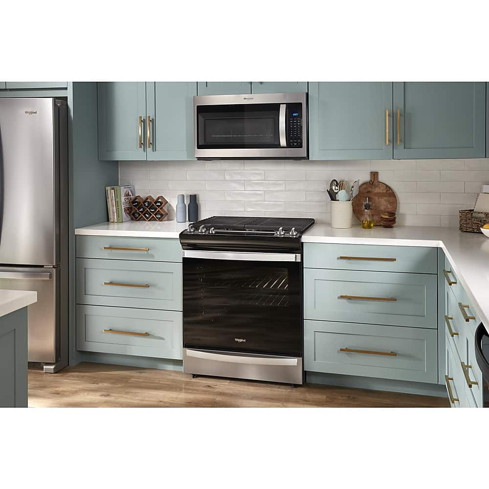 Whirlpool 5.8 Cu. Ft. Freestanding Gas True Convection Range with Air ...