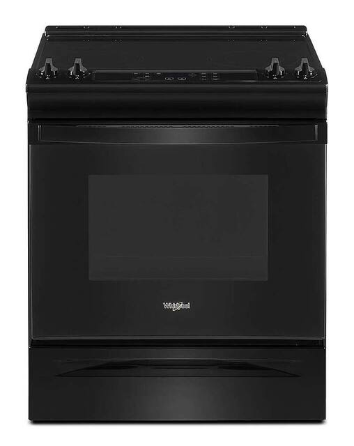 Whirlpool 4.8 Cu. Ft. Slide In Electric Range Black WEE515S0LB