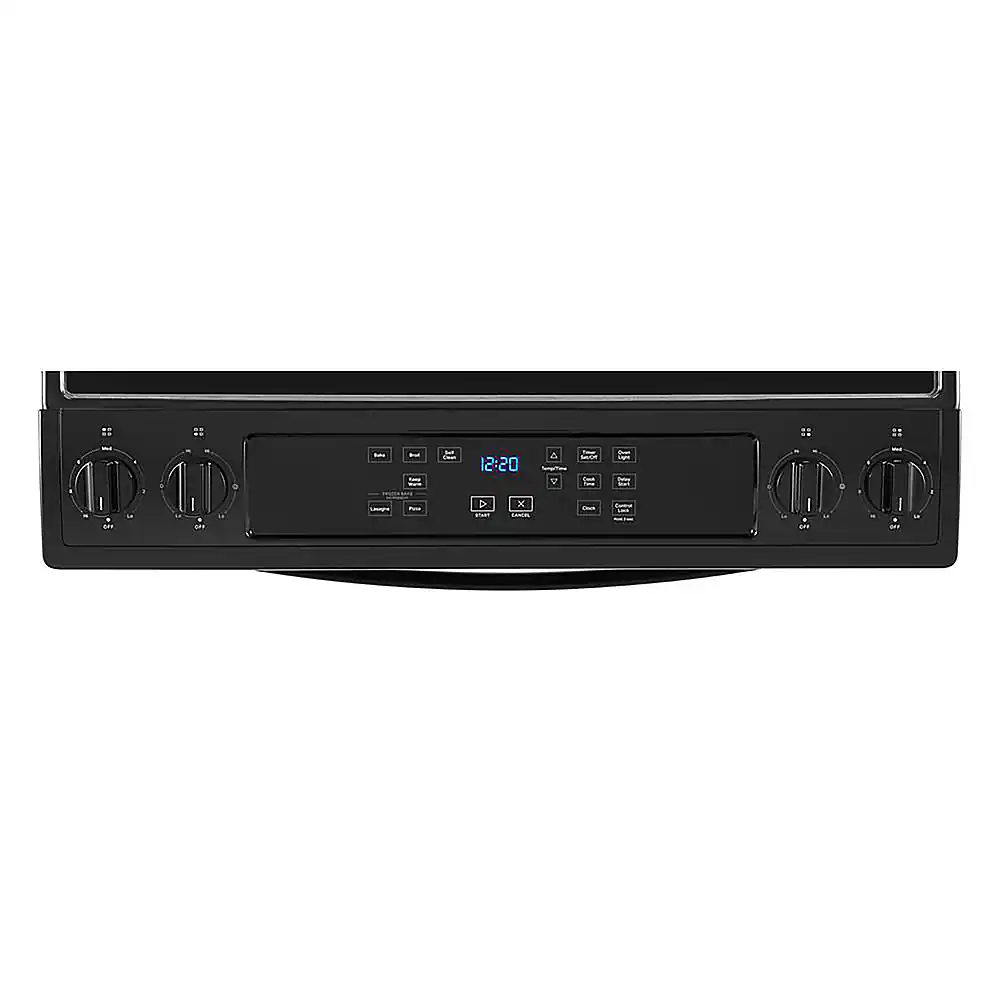 Alt View 12. Whirlpool - 4.8 Cu. Ft. Slide-In Electric Range - Black.