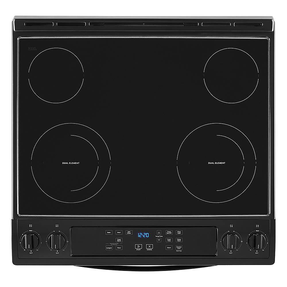 Alt View 15. Whirlpool - 4.8 Cu. Ft. Slide-In Electric Range - Black.