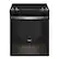 Front. Whirlpool - 4.8 Cu. Ft. Slide-In Electric Range - Black Stainless Steel.