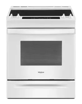 Whirlpool - 4.8 Cu. Ft. Slide-In Electric Range - White