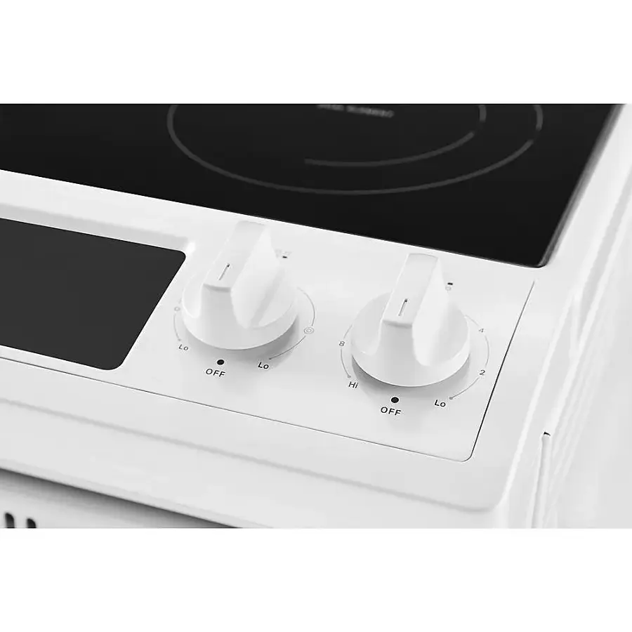 Alt View 17. Whirlpool - 4.8 Cu. Ft. Slide-In Electric Range - White.