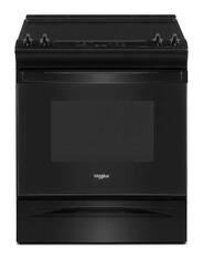 Front. Whirlpool - 4.8 Cu. Ft. Electric Range - Black.