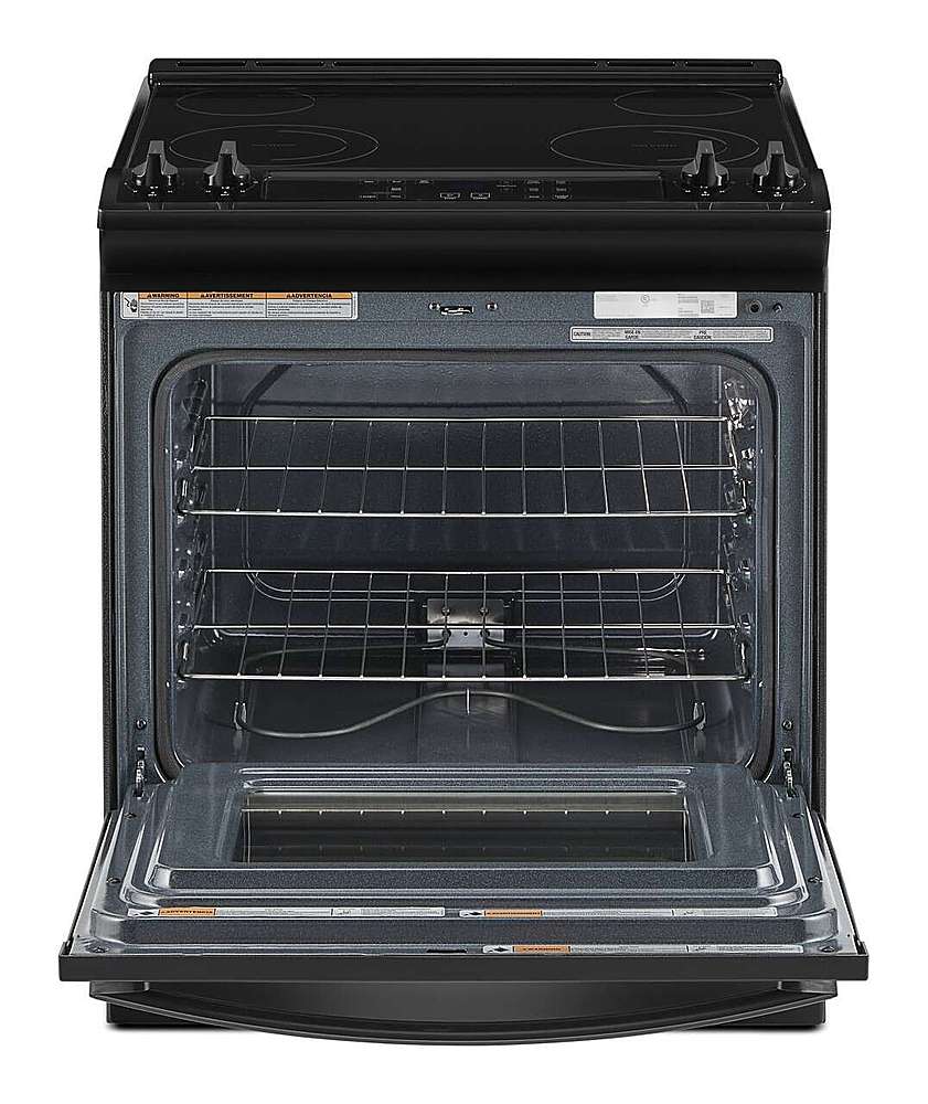 Alt View 13. Whirlpool - 4.8 Cu. Ft. Electric Range - Black.