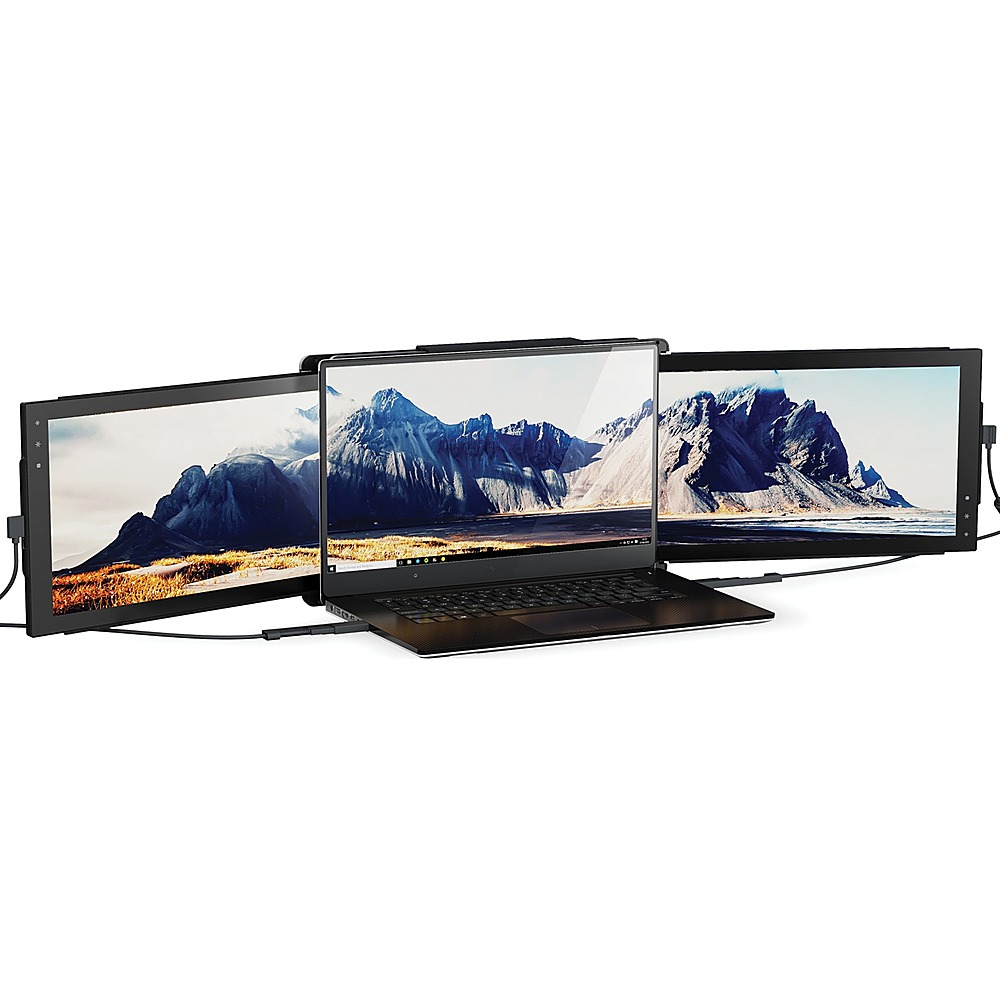TRIPLE SCREEN MONITOR SETUP BUNDLE + STAND FOR PC HOME OFFICE 3 x
