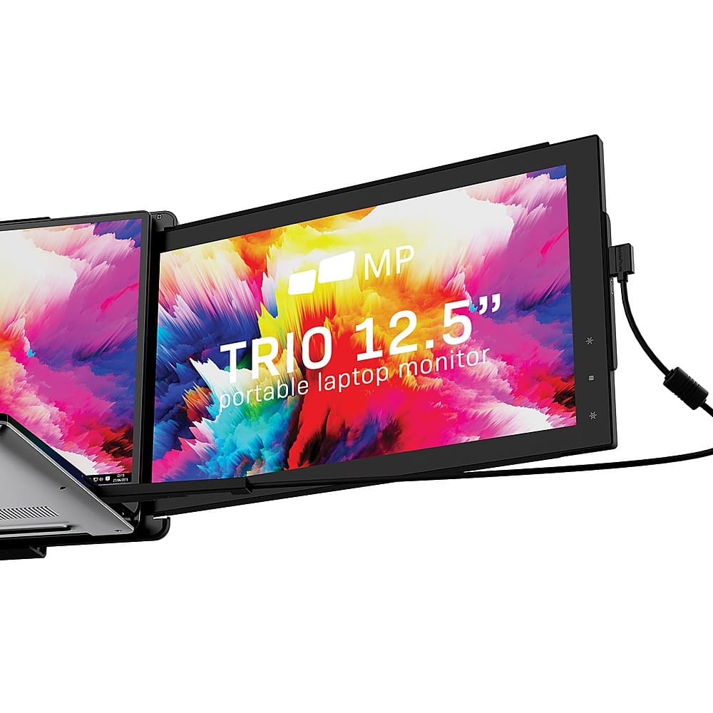 Alt View 13. Mobile Pixels - Trio Portable LCD Monitor for Laptops, 12.5'' Full HD IPS (Single Pack Monitor) - Black.