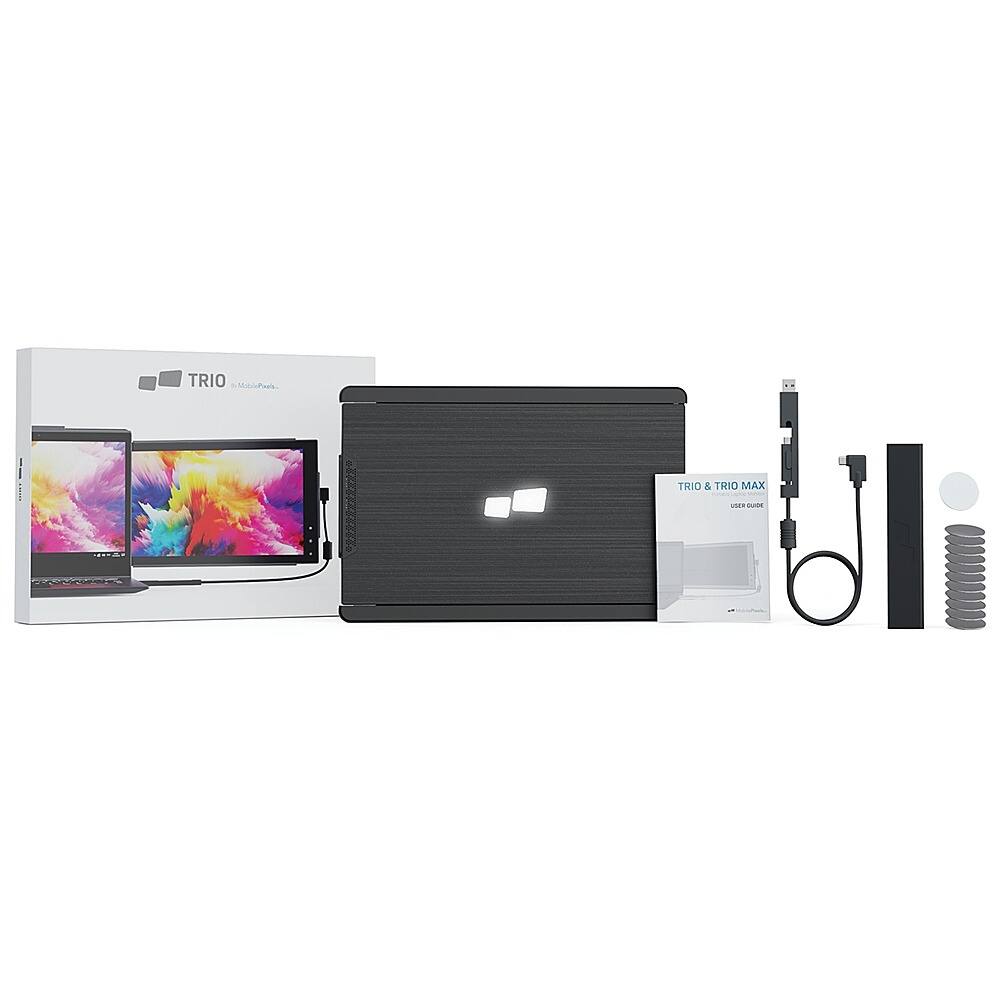 Alt View 1. Mobile Pixels - Trio Portable LCD Monitor for Laptops, 12.5'' Full HD IPS (Single Pack Monitor) - Black.