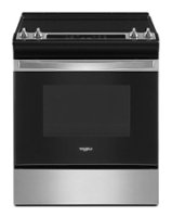 Whirlpool - 4.8 Cu. Ft. Electric Range - Stainless steel - Front_Zoom