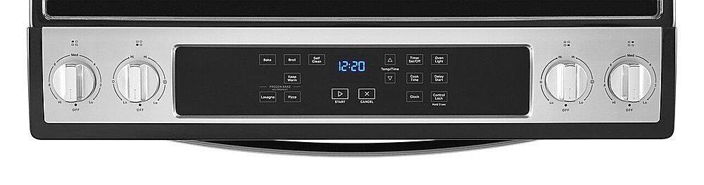 Alt View 17. Whirlpool - 4.8 Cu. Ft. Electric Range - Stainless Steel.