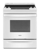 Whirlpool - 4.8 Cu. Ft. Electric Range - White - Front_Zoom