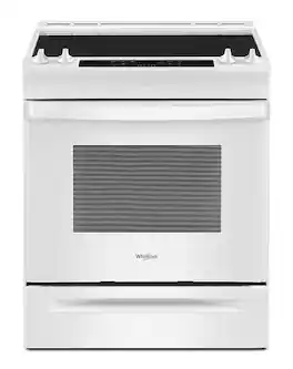 Whirlpool - 30 in. Wide 4 element 4.8 cu. ft. Electric Range - White
