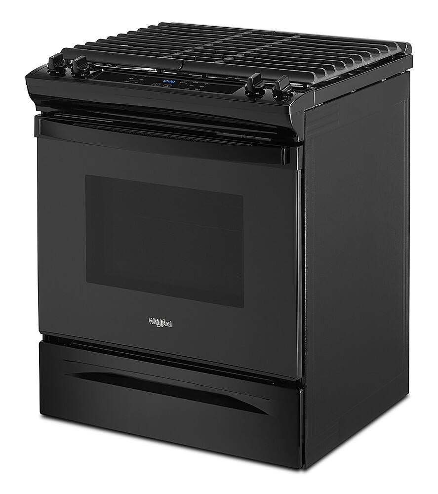 Alt View 12. Whirlpool - 5.0 Cu. Ft. Gas Range with Frozen Bake Technology - Black.
